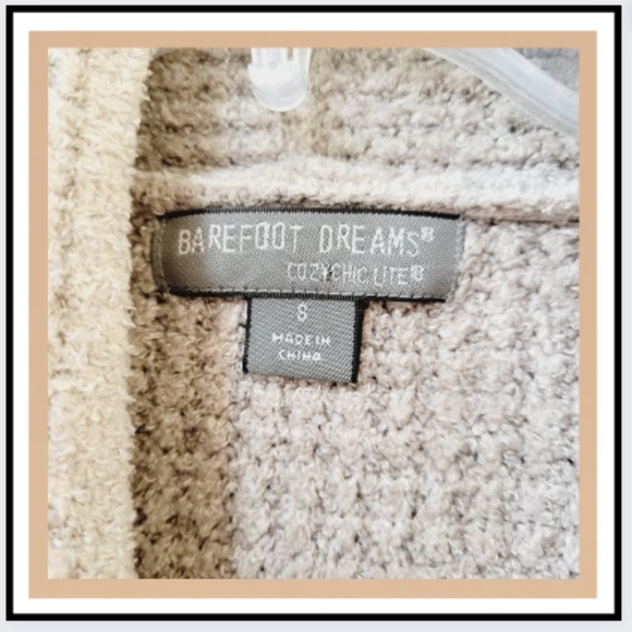 Barefoot Dreams CozyChic Lite Long Weekend Cardi Heathered Pewter - Picture 6 of 7